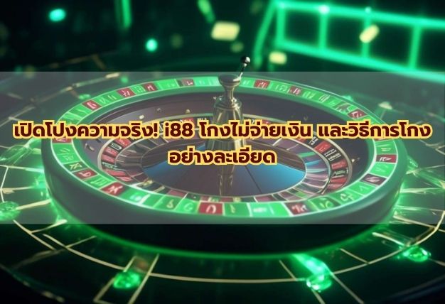 เปิดโปงความจริง! i88 โกงไม่จ่ายเงิน และวิธีการโกงอย่างละเอียด